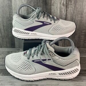 Brooks Ariel 20 Womens Running Shoes Grey Purple 1203151B009 Size 8 Medium B